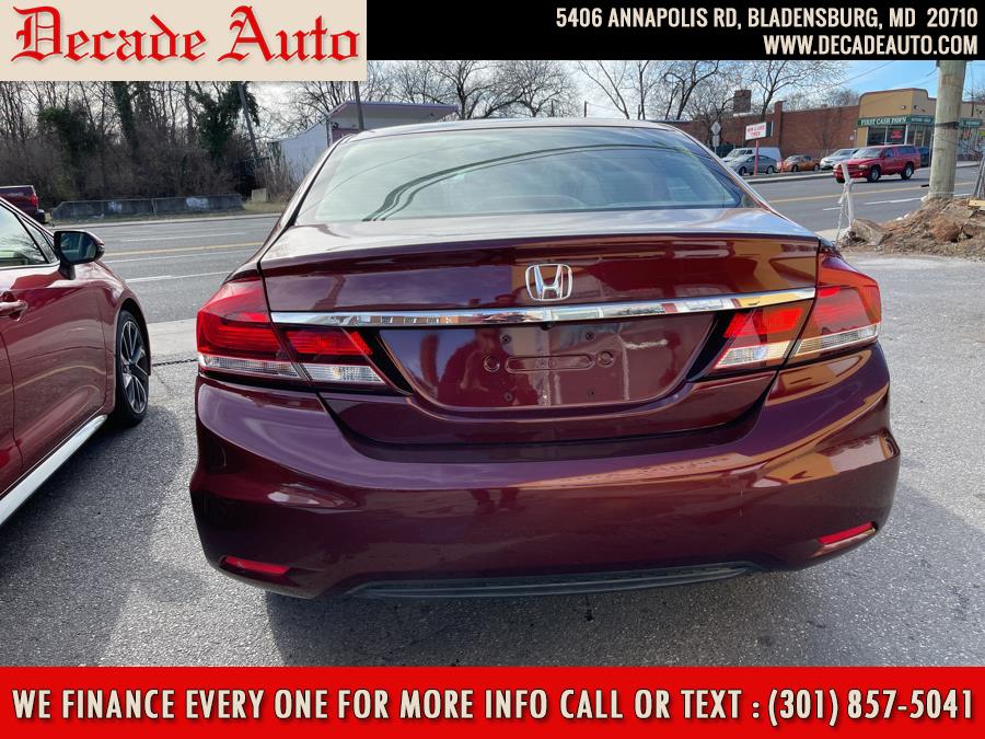 2015 Honda Civic Sedan 4dr CVT EX, available for sale in Bladensburg, Maryland | Decade Auto. Bladensburg, Maryland 2015 Honda Civic Sedan 4dr CVT EX, available for sale in Bladensburg, Maryland | Decade Auto. Bladensburg, Maryland