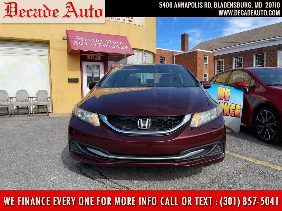 2015 Honda Civic Sedan 4dr CVT EX, available for sale in Bladensburg, Maryland | Decade Auto. Bladensburg, Maryland