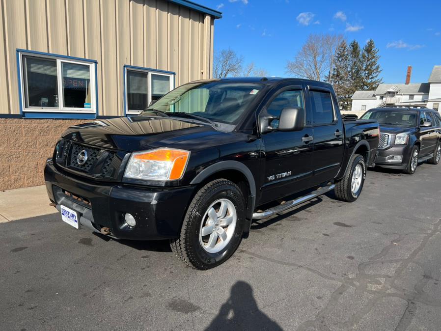 2012 Nissan Titan 4WD Crew Cab SWB PRO-4X, available for sale in East Windsor, Connecticut | Century Auto And Truck. East Windsor, Connecticut