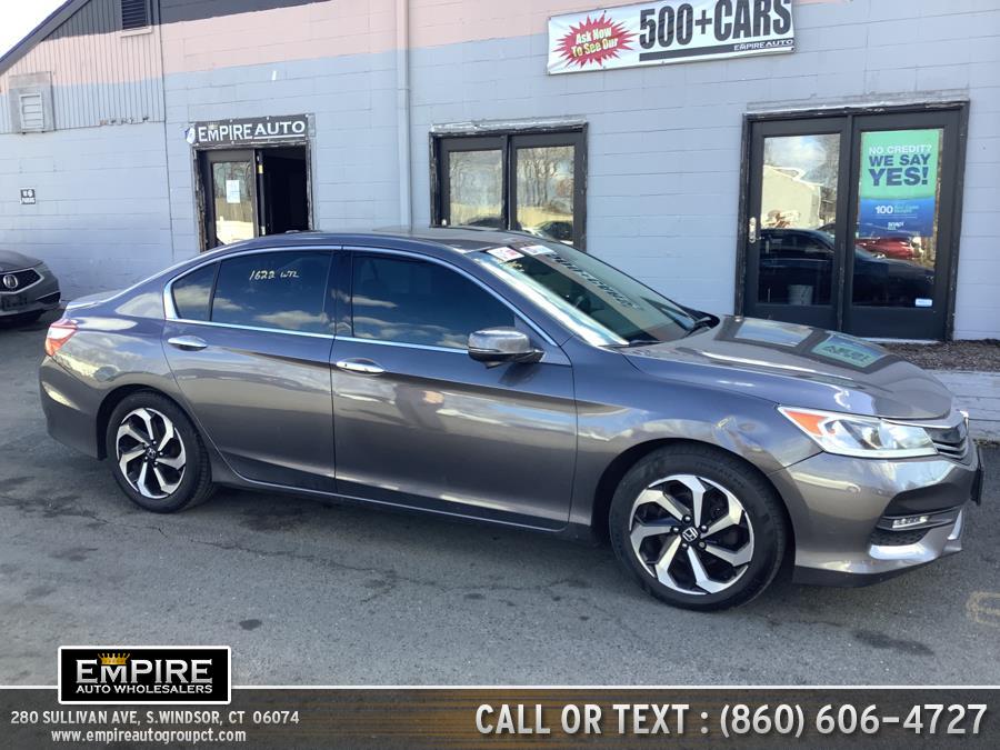 2016 Honda Accord Sedan 4dr V6 Auto EX-L w/Navi & Honda Sensing, available for sale in S.Windsor, Connecticut | Empire Auto Wholesalers. S.Windsor, Connecticut