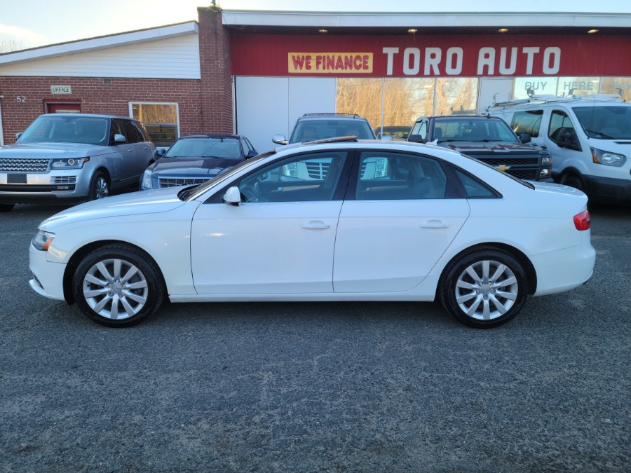 2013 Audi A4 4dr Sdn Auto quattro 2.0T Premium, available for sale in East Windsor, Connecticut | Toro Auto. East Windsor, Connecticut 2013 Audi A4 4dr Sdn Auto quattro 2.0T Premium, available for sale in East Windsor, Connecticut | Toro Auto. East Windsor, Connecticut