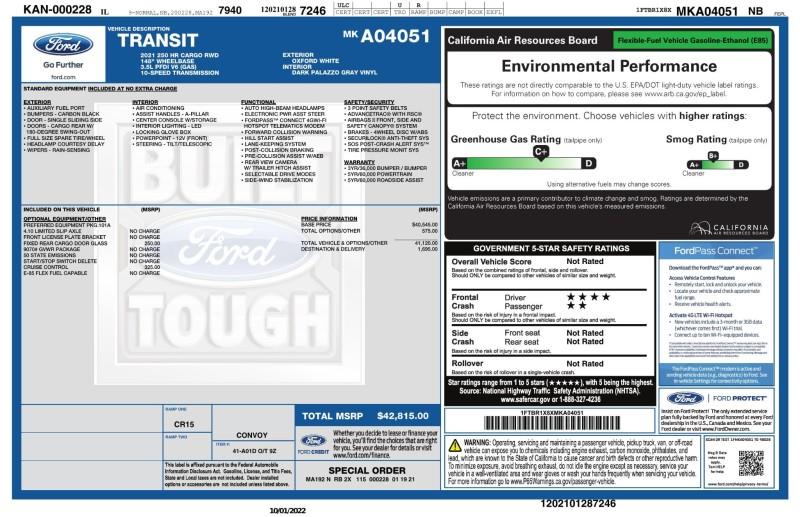 2021 Ford Transit Cargo Van Hi Roof, available for sale in Maple Shade, New Jersey | Car Revolution. Maple Shade, New Jersey 2021 Ford Transit Cargo Van Hi Roof, available for sale in Maple Shade, New Jersey | Car Revolution. Maple Shade, New Jersey