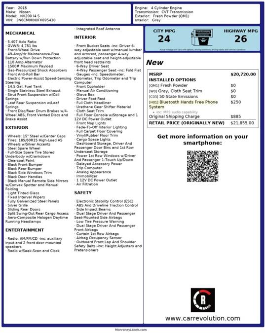 2015 Nissan Nv200 S, available for sale in Maple Shade, New Jersey | Car Revolution. Maple Shade, New Jersey 2015 Nissan Nv200 S, available for sale in Maple Shade, New Jersey | Car Revolution. Maple Shade, New Jersey