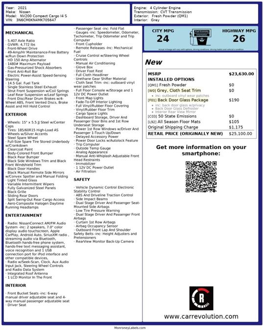 2021 Nissan Nv200 Compact Cargo S, available for sale in Maple Shade, New Jersey | Car Revolution. Maple Shade, New Jersey 2021 Nissan Nv200 Compact Cargo S, available for sale in Maple Shade, New Jersey | Car Revolution. Maple Shade, New Jersey