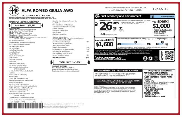 2017 Alfa Romeo Giulia , available for sale in Maple Shade, New Jersey | Car Revolution. Maple Shade, New Jersey 2017 Alfa Romeo Giulia , available for sale in Maple Shade, New Jersey | Car Revolution. Maple Shade, New Jersey