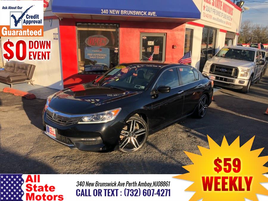 2017 Honda Accord Sedan Sport CVT, available for sale in Perth Amboy, New Jersey | All State Motor Inc. Perth Amboy, New Jersey 2017 Honda Accord Sedan Sport CVT, available for sale in Perth Amboy, New Jersey | All State Motor Inc. Perth Amboy, New Jersey