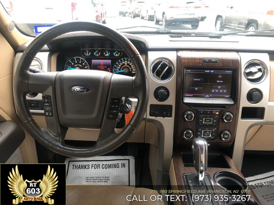 2013 Ford F-150 4WD SuperCrew 145" Lariat, available for sale in Irvington, New Jersey | RT 603 Auto Mall. Irvington, New Jersey 2013 Ford F-150 4WD SuperCrew 145" Lariat, available for sale in Irvington, New Jersey | RT 603 Auto Mall. Irvington, New Jersey