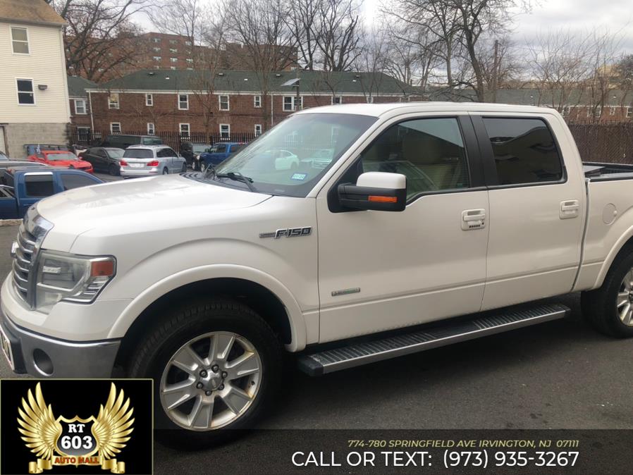2013 Ford F-150 4WD SuperCrew 145" Lariat, available for sale in Irvington, New Jersey | RT 603 Auto Mall. Irvington, New Jersey 2013 Ford F-150 4WD SuperCrew 145" Lariat, available for sale in Irvington, New Jersey | RT 603 Auto Mall. Irvington, New Jersey