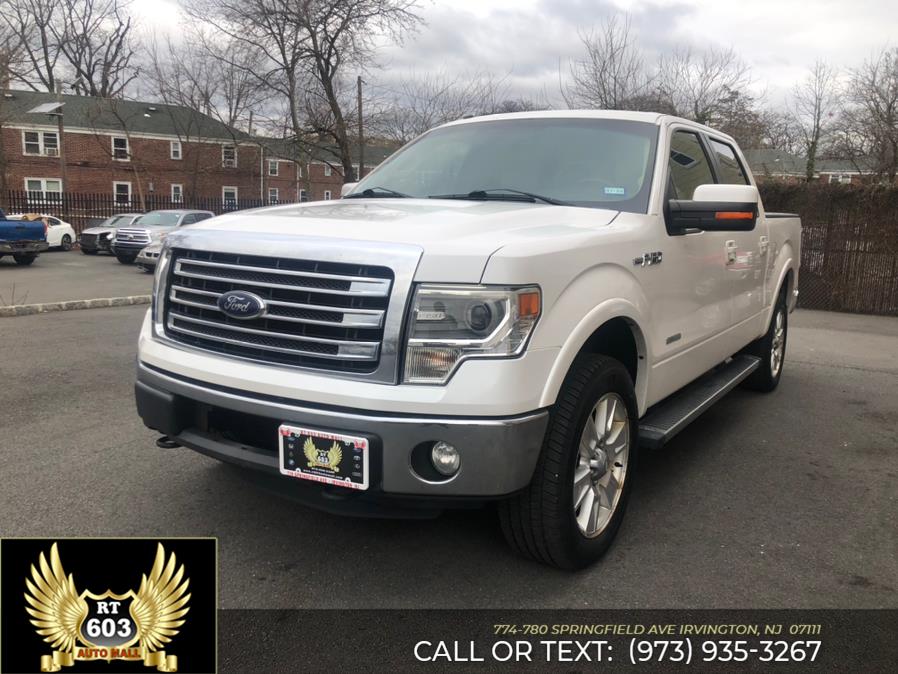 2013 Ford F-150 4WD SuperCrew 145" Lariat, available for sale in Irvington, New Jersey | RT 603 Auto Mall. Irvington, New Jersey 2013 Ford F-150 4WD SuperCrew 145" Lariat, available for sale in Irvington, New Jersey | RT 603 Auto Mall. Irvington, New Jersey