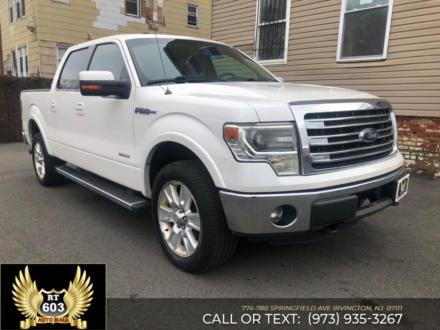 2013 Ford F-150 4WD SuperCrew 145" Lariat, available for sale in Irvington, New Jersey | RT 603 Auto Mall. Irvington, New Jersey 2013 Ford F-150 4WD SuperCrew 145" Lariat, available for sale in Irvington, New Jersey | RT 603 Auto Mall. Irvington, New Jersey