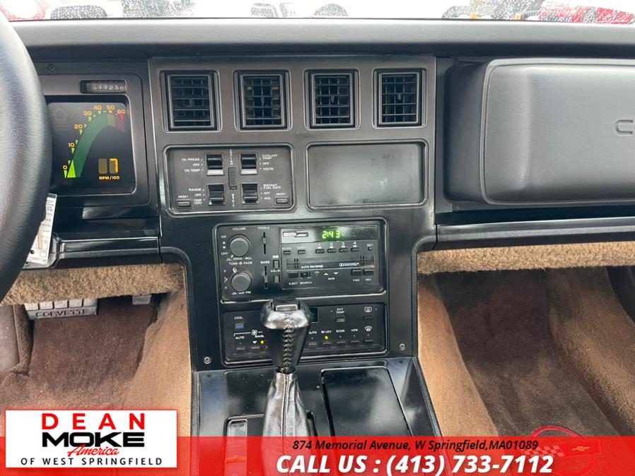 1986 Chevrolet Corvette 2DR COUPE, available for sale in W Springfield, Massachusetts | Dean Moke America of West Springfield. W Springfield, Massachusetts 1986 Chevrolet Corvette 2DR COUPE, available for sale in W Springfield, Massachusetts | Dean Moke America of West Springfield. W Springfield, Massachusetts