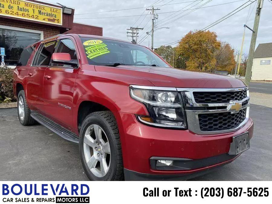 2015 Chevrolet Suburban LT Sport Utility 4D, available for sale in New Haven, Connecticut | Boulevard Motors LLC. New Haven, Connecticut