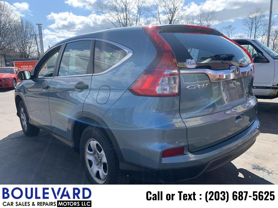 2015 Honda Cr-v LX Sport Utility 4D, available for sale in New Haven, Connecticut | Boulevard Motors LLC. New Haven, Connecticut 2015 Honda Cr-v LX Sport Utility 4D, available for sale in New Haven, Connecticut | Boulevard Motors LLC. New Haven, Connecticut