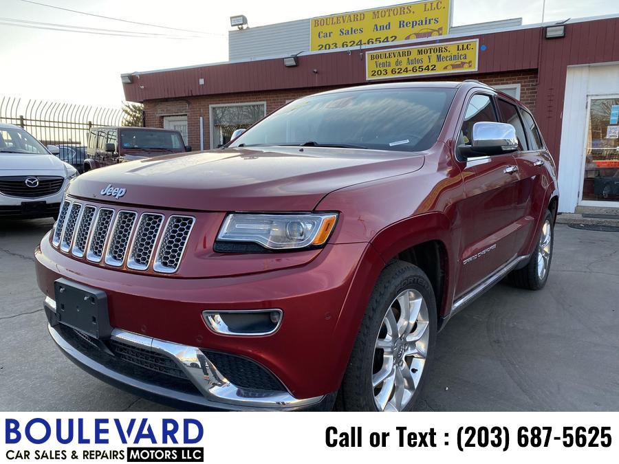 2014 Jeep Grand Cherokee Summit Sport Utility 4D, available for sale in New Haven, Connecticut | Boulevard Motors LLC. New Haven, Connecticut 2014 Jeep Grand Cherokee Summit Sport Utility 4D, available for sale in New Haven, Connecticut | Boulevard Motors LLC. New Haven, Connecticut
