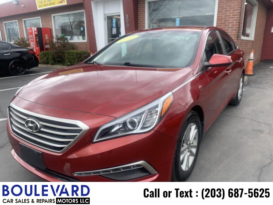 2015 Hyundai Sonata SE Sedan 4D, available for sale in New Haven, Connecticut | Boulevard Motors LLC. New Haven, Connecticut 2015 Hyundai Sonata SE Sedan 4D, available for sale in New Haven, Connecticut | Boulevard Motors LLC. New Haven, Connecticut