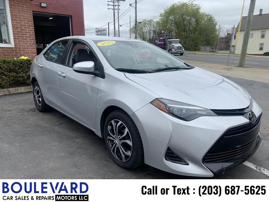 2019 Toyota Corolla LE Sedan 4D, available for sale in New Haven, Connecticut | Boulevard Motors LLC. New Haven, Connecticut