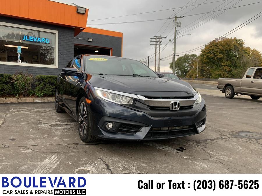 2016 Honda Civic EX-T Sedan 4D, available for sale in New Haven, Connecticut | Boulevard Motors LLC. New Haven, Connecticut