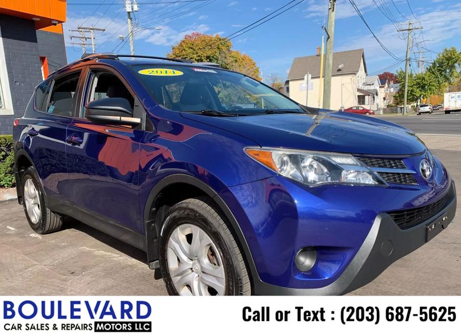 2014 Toyota Rav4 LE Sport Utility 4D, available for sale in New Haven, Connecticut | Boulevard Motors LLC. New Haven, Connecticut