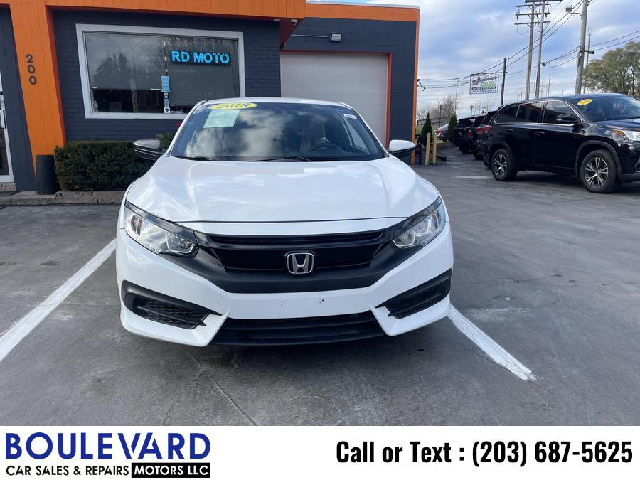 2018 Honda Civic LX Coupe 2D, available for sale in New Haven, Connecticut | Boulevard Motors LLC. New Haven, Connecticut 2018 Honda Civic LX Coupe 2D, available for sale in New Haven, Connecticut | Boulevard Motors LLC. New Haven, Connecticut