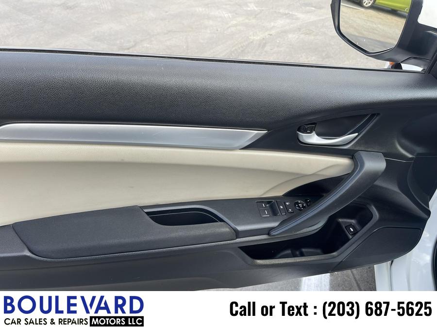 2018 Honda Civic LX Coupe 2D, available for sale in New Haven, Connecticut | Boulevard Motors LLC. New Haven, Connecticut 2018 Honda Civic LX Coupe 2D, available for sale in New Haven, Connecticut | Boulevard Motors LLC. New Haven, Connecticut