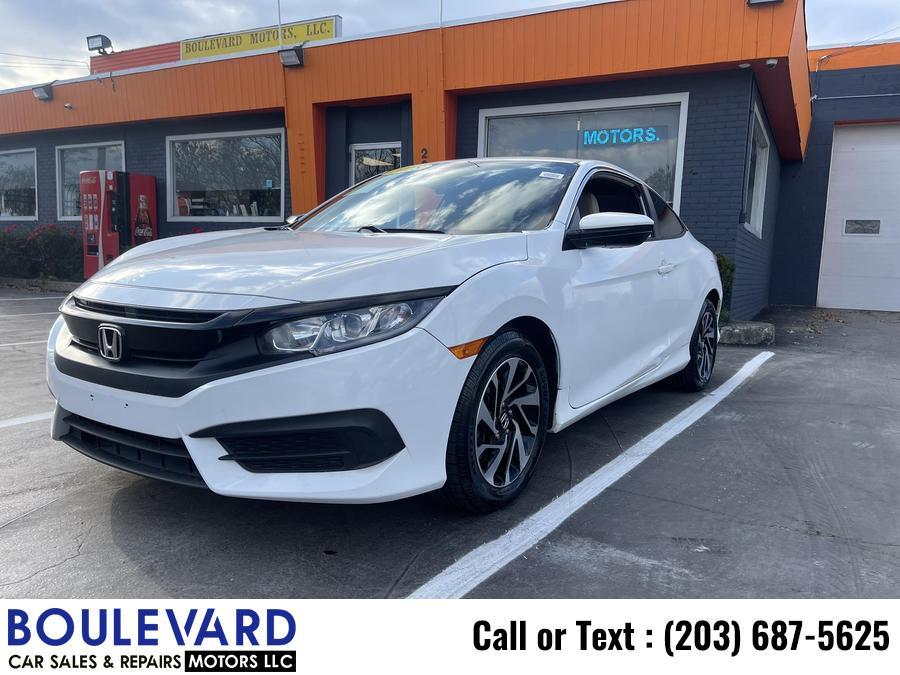2018 Honda Civic LX Coupe 2D, available for sale in New Haven, Connecticut | Boulevard Motors LLC. New Haven, Connecticut 2018 Honda Civic LX Coupe 2D, available for sale in New Haven, Connecticut | Boulevard Motors LLC. New Haven, Connecticut