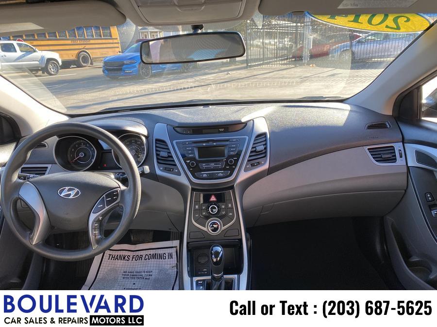 2014 Hyundai Elantra SE Sedan 4D, available for sale in New Haven, Connecticut | Boulevard Motors LLC. New Haven, Connecticut 2014 Hyundai Elantra SE Sedan 4D, available for sale in New Haven, Connecticut | Boulevard Motors LLC. New Haven, Connecticut