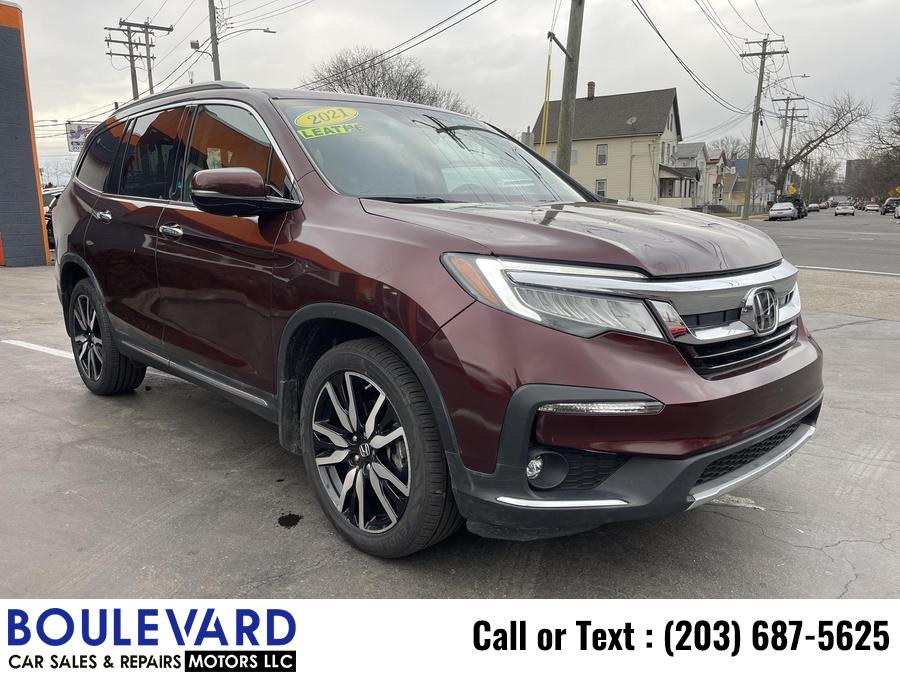 2021 Honda Pilot Touring Sport Utility 4D, available for sale in New Haven, Connecticut | Boulevard Motors LLC. New Haven, Connecticut