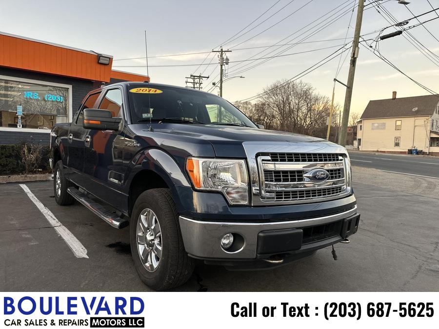 2014 Ford F150 Supercrew Cab XLT Pickup 4D 5 1/2 ft, available for sale in New Haven, Connecticut | Boulevard Motors LLC. New Haven, Connecticut 2014 Ford F150 Supercrew Cab XLT Pickup 4D 5 1/2 ft, available for sale in New Haven, Connecticut | Boulevard Motors LLC. New Haven, Connecticut