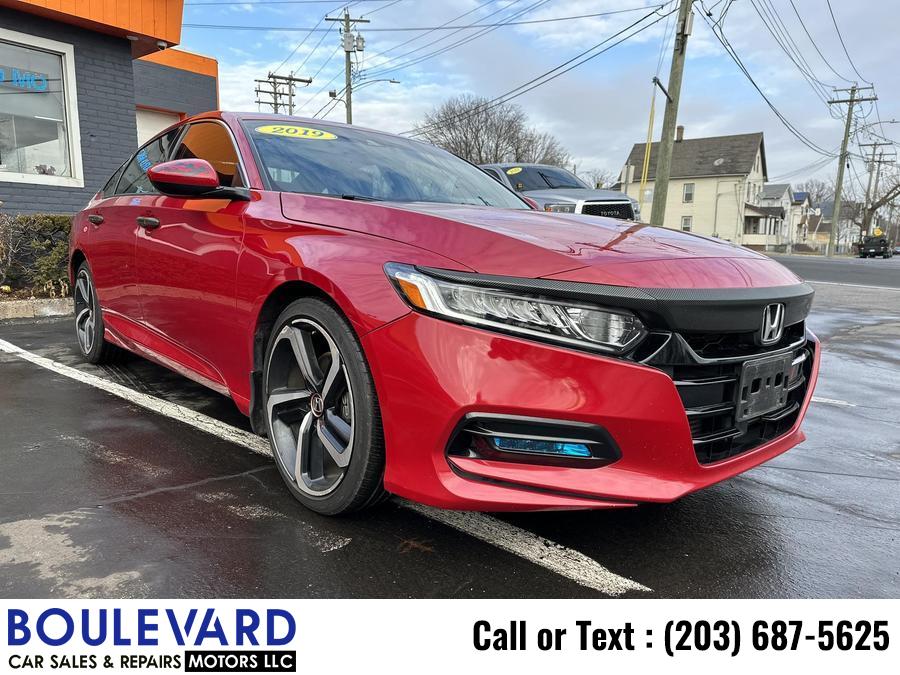 2019 Honda Accord Sport Sedan 4D, available for sale in New Haven, Connecticut | Boulevard Motors LLC. New Haven, Connecticut