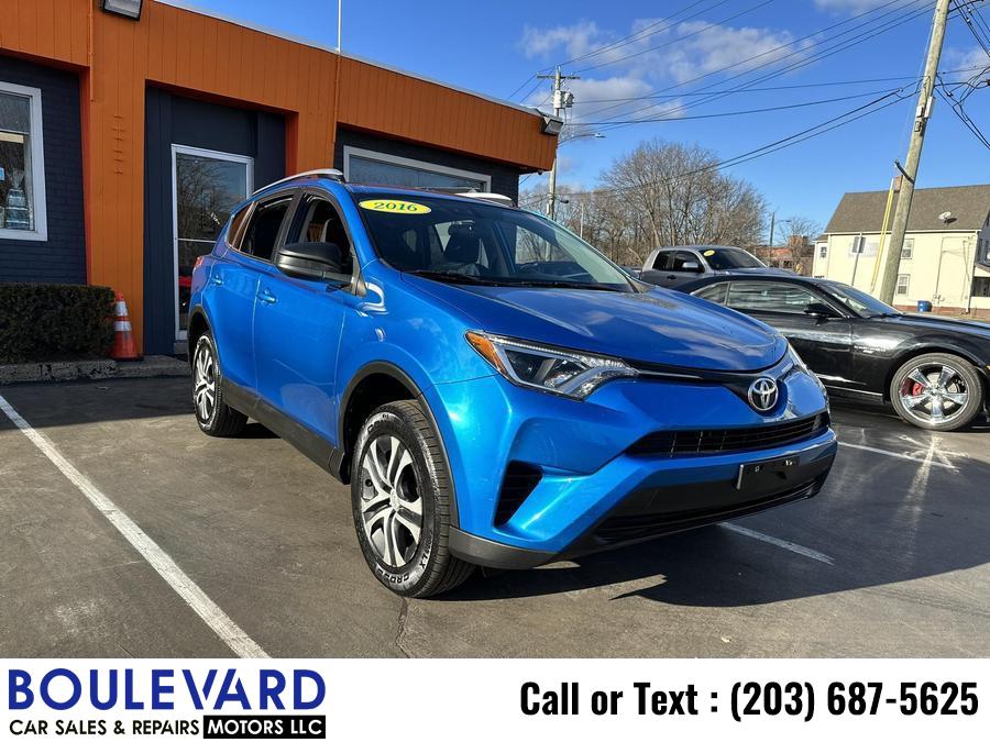2016 Toyota Rav4 LE Sport Utility 4D, available for sale in New Haven, Connecticut | Boulevard Motors LLC. New Haven, Connecticut
