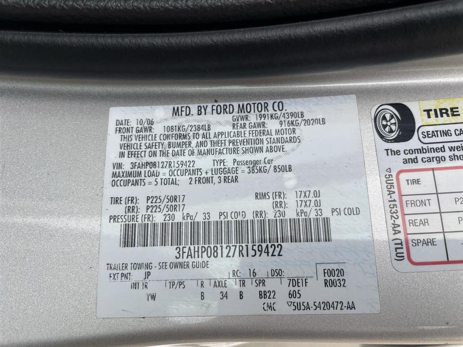 2007 Ford Fusion 4dr Sdn V6 SEL FWD, available for sale in Elida, Ohio | Josh's All Under Ten LLC. Elida, Ohio 2007 Ford Fusion 4dr Sdn V6 SEL FWD, available for sale in Elida, Ohio | Josh's All Under Ten LLC. Elida, Ohio