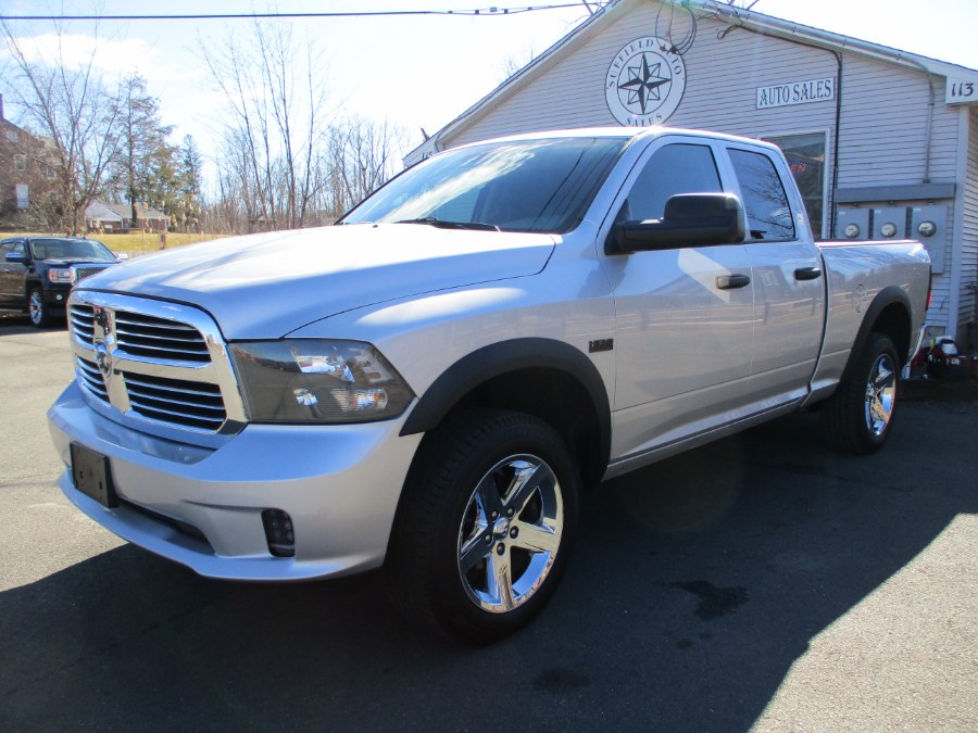 2015 Ram 1500 4WD Quad Cab 140.5" Express, available for sale in Suffield, Connecticut | Suffield Auto Sales. Suffield, Connecticut 2015 Ram 1500 4WD Quad Cab 140.5" Express, available for sale in Suffield, Connecticut | Suffield Auto Sales. Suffield, Connecticut