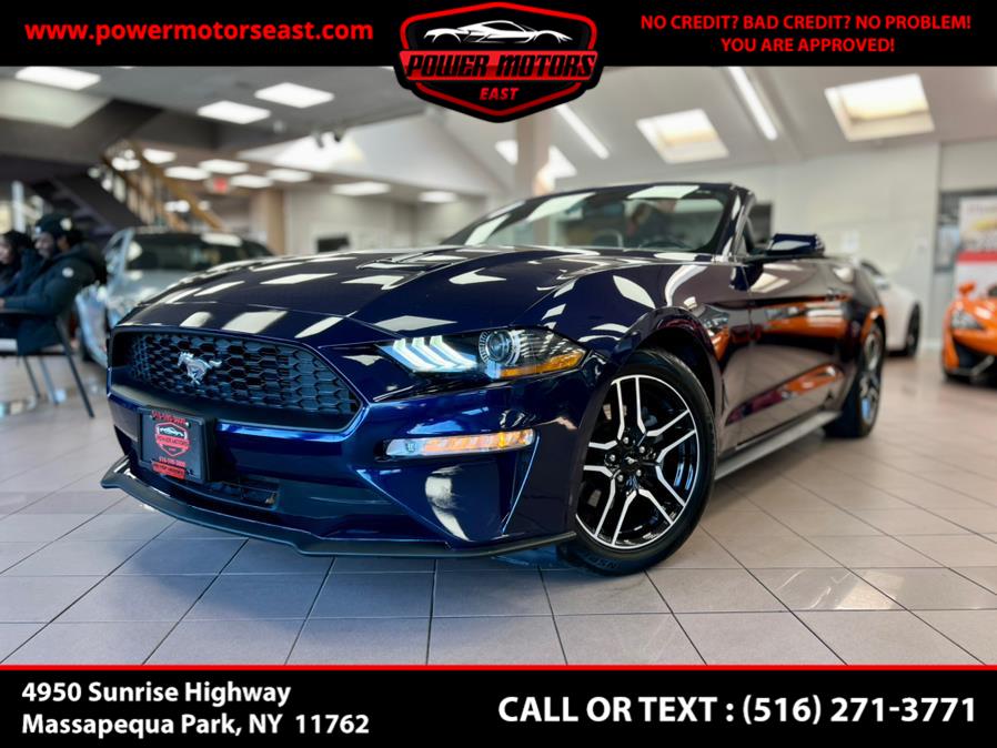 2020 Ford Mustang EcoBoost Premium Convertible, available for sale in Massapequa Park, New York | Power Motors East. Massapequa Park, New York 2020 Ford Mustang EcoBoost Premium Convertible, available for sale in Massapequa Park, New York | Power Motors East. Massapequa Park, New York