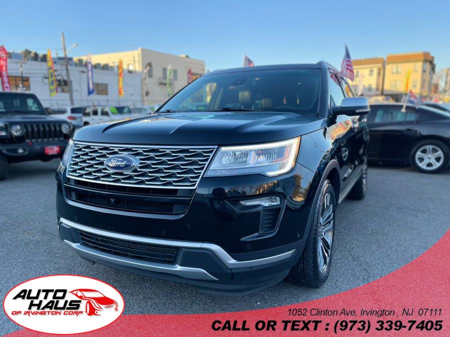 2018 Ford Explorer Platinum 4WD, available for sale in Irvington , New Jersey | Auto Haus of Irvington Corp. Irvington , New Jersey
