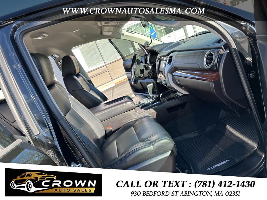 2016 Toyota Tundra 4WD Truck Double Cab 5.7L V8 6-Spd AT LTD (Natl), available for sale in Abington, Massachusetts | Crown Auto Sales. Abington, Massachusetts 2016 Toyota Tundra 4WD Truck Double Cab 5.7L V8 6-Spd AT LTD (Natl), available for sale in Abington, Massachusetts | Crown Auto Sales. Abington, Massachusetts
