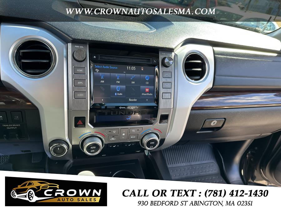 2016 Toyota Tundra 4WD Truck Double Cab 5.7L V8 6-Spd AT LTD (Natl), available for sale in Abington, Massachusetts | Crown Auto Sales. Abington, Massachusetts 2016 Toyota Tundra 4WD Truck Double Cab 5.7L V8 6-Spd AT LTD (Natl), available for sale in Abington, Massachusetts | Crown Auto Sales. Abington, Massachusetts
