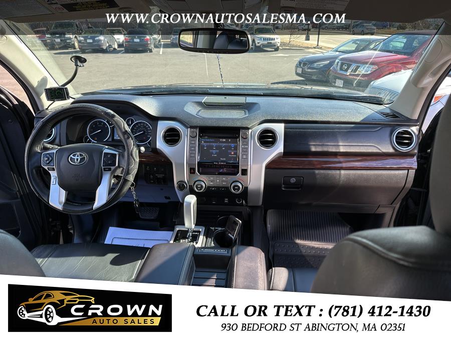 2016 Toyota Tundra 4WD Truck Double Cab 5.7L V8 6-Spd AT LTD (Natl), available for sale in Abington, Massachusetts | Crown Auto Sales. Abington, Massachusetts 2016 Toyota Tundra 4WD Truck Double Cab 5.7L V8 6-Spd AT LTD (Natl), available for sale in Abington, Massachusetts | Crown Auto Sales. Abington, Massachusetts