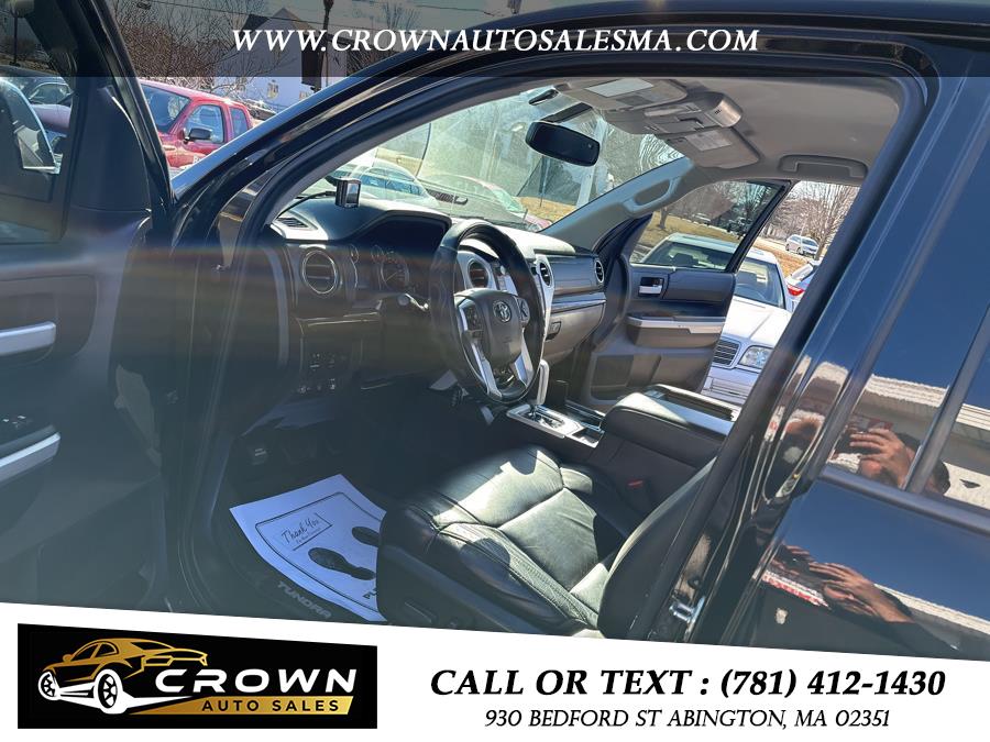 2016 Toyota Tundra 4WD Truck Double Cab 5.7L V8 6-Spd AT LTD (Natl), available for sale in Abington, Massachusetts | Crown Auto Sales. Abington, Massachusetts 2016 Toyota Tundra 4WD Truck Double Cab 5.7L V8 6-Spd AT LTD (Natl), available for sale in Abington, Massachusetts | Crown Auto Sales. Abington, Massachusetts