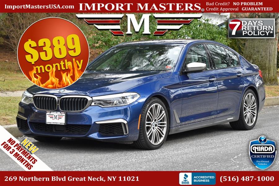 2018 BMW 5 Series M550i xDrive AWD 4dr Sedan, available for sale in Great Neck, New York | Camy Cars. Great Neck, New York