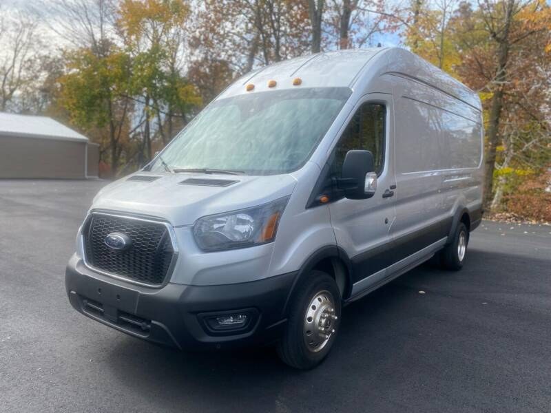 2020 Ford Transit Cargo Van T-350 HD 148" EL Hi Rf 9950 GVWR DRW RWD, available for sale in Bloomingdale, New Jersey | Bloomingdale Auto Group. Bloomingdale, New Jersey