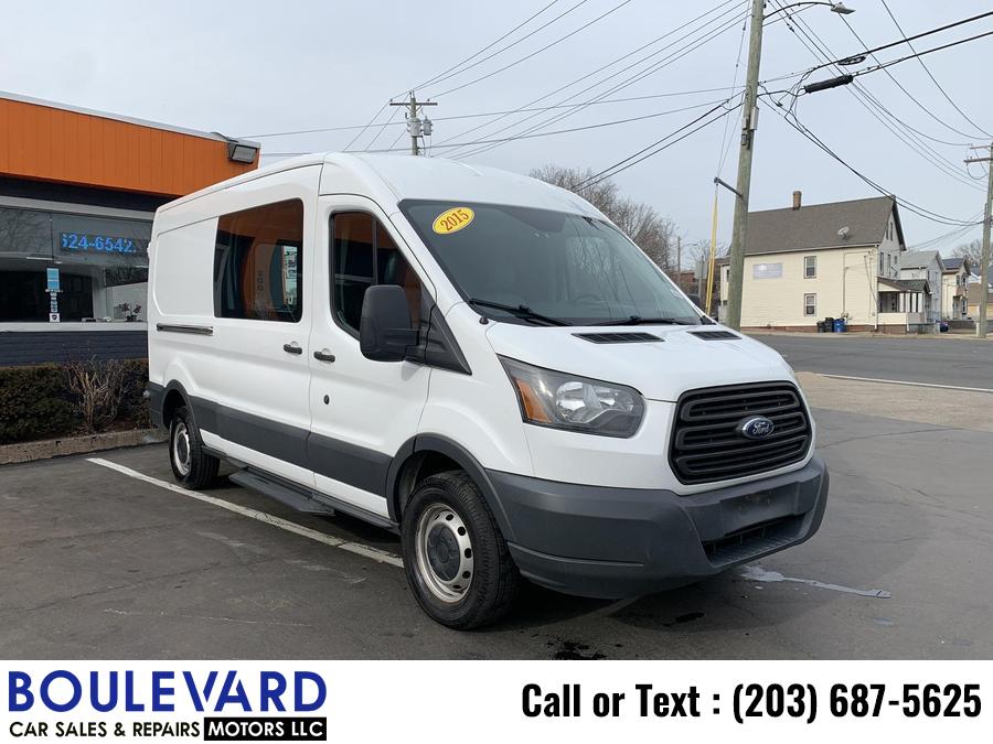 2015 Ford Transit 150 Van Medium Roof w/Sliding Side Door w/LWB Van 3D, available for sale in New Haven, Connecticut | Boulevard Motors LLC. New Haven, Connecticut
