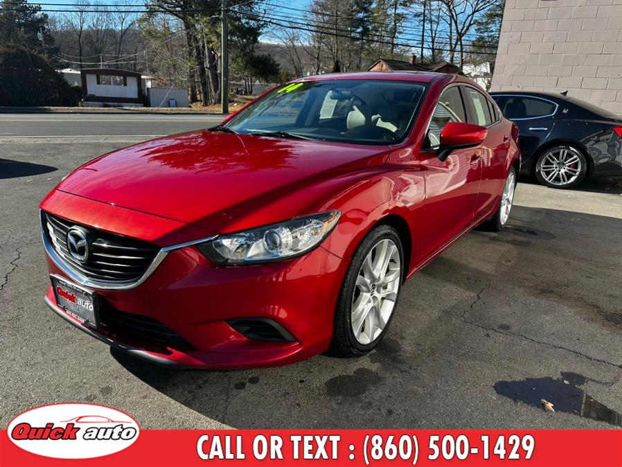2014 Mazda Mazda6 4dr Sdn Auto i Touring, available for sale in Bristol, Connecticut | Quick Auto LLC. Bristol, Connecticut 2014 Mazda Mazda6 4dr Sdn Auto i Touring, available for sale in Bristol, Connecticut | Quick Auto LLC. Bristol, Connecticut