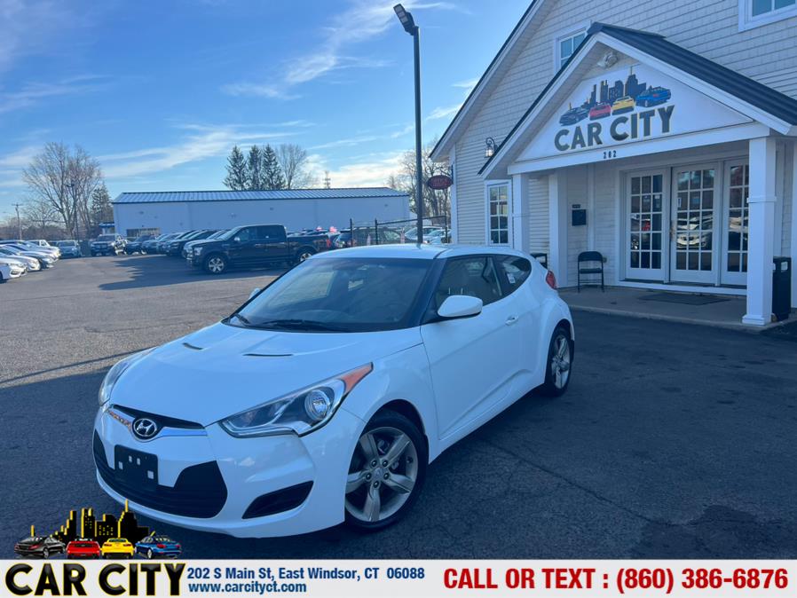 2012 Hyundai Veloster 3dr Cpe Man w/Gray Int, available for sale in East Windsor, Connecticut | Car City LLC. East Windsor, Connecticut