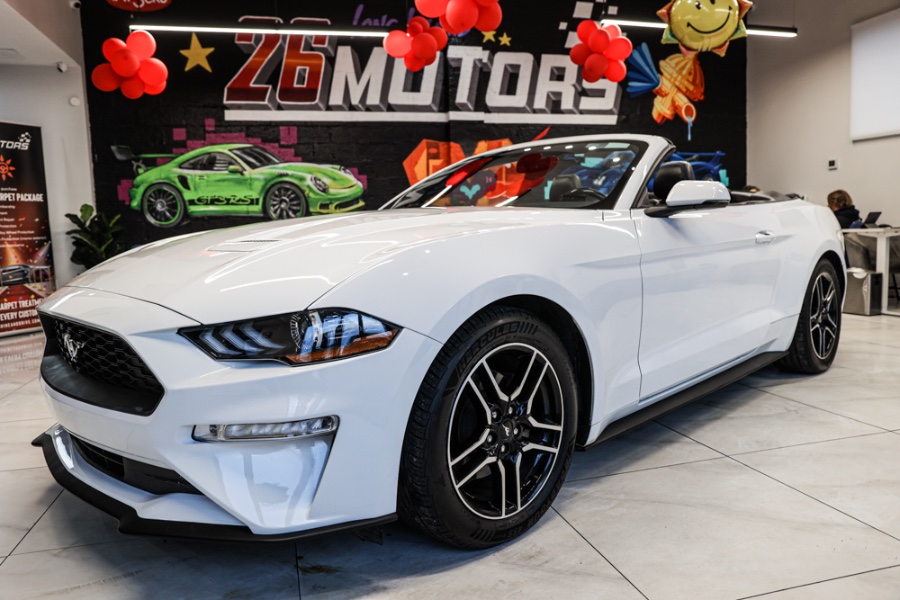 2020 Ford Mustang EcoBoost Premium Convertible, available for sale in ELMONT, New York | 26 Motors Long Island. ELMONT, New York 2020 Ford Mustang EcoBoost Premium Convertible, available for sale in ELMONT, New York | 26 Motors Long Island. ELMONT, New York