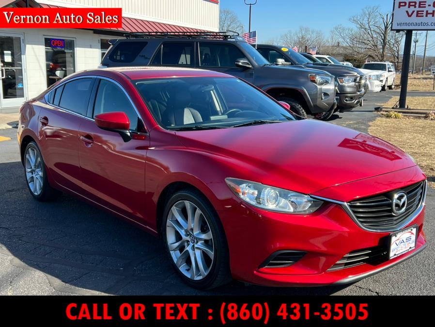 2016 Mazda Mazda6 4dr Sdn Auto i Touring, available for sale in Manchester, Connecticut | Vernon Auto Sale & Service. Manchester, Connecticut 2016 Mazda Mazda6 4dr Sdn Auto i Touring, available for sale in Manchester, Connecticut | Vernon Auto Sale & Service. Manchester, Connecticut