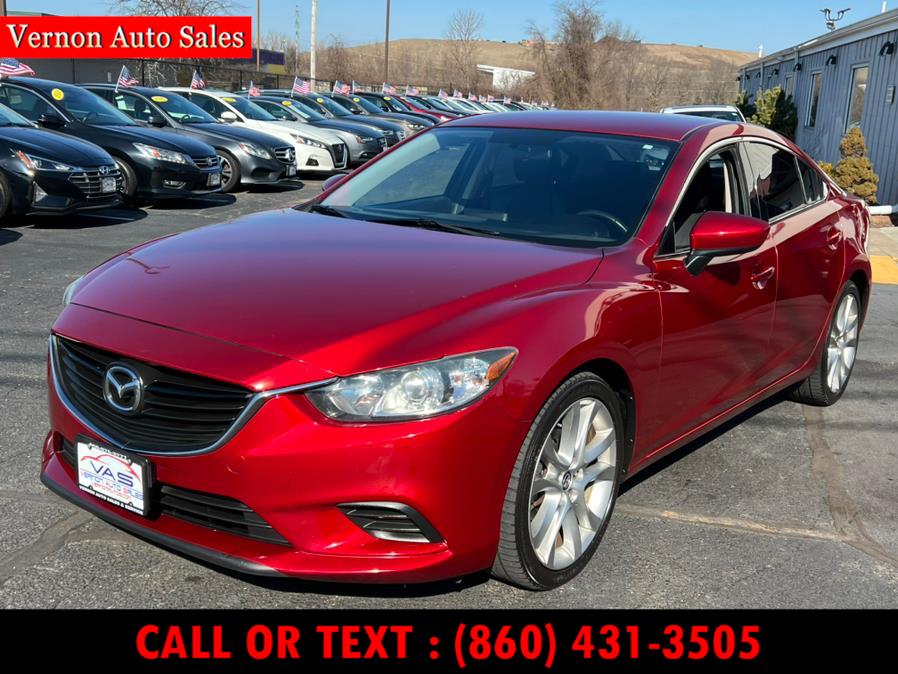 2016 Mazda Mazda6 4dr Sdn Auto i Touring, available for sale in Manchester, Connecticut | Vernon Auto Sale & Service. Manchester, Connecticut