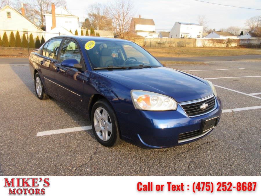 2006 Chevrolet Malibu 4dr Sdn LT w/2LT, available for sale in Stratford, Connecticut | Mike's Motors LLC. Stratford, Connecticut 2006 Chevrolet Malibu 4dr Sdn LT w/2LT, available for sale in Stratford, Connecticut | Mike's Motors LLC. Stratford, Connecticut