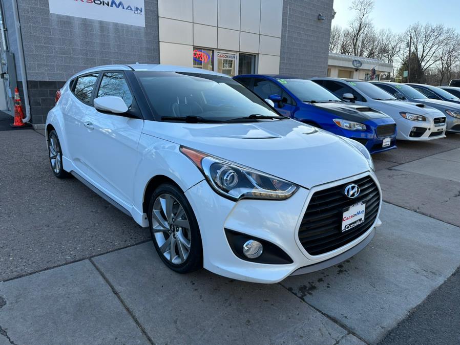 2014 Hyundai Veloster 3dr Cpe Auto Turbo w/Black Int, available for sale in Manchester, Connecticut | Carsonmain LLC. Manchester, Connecticut