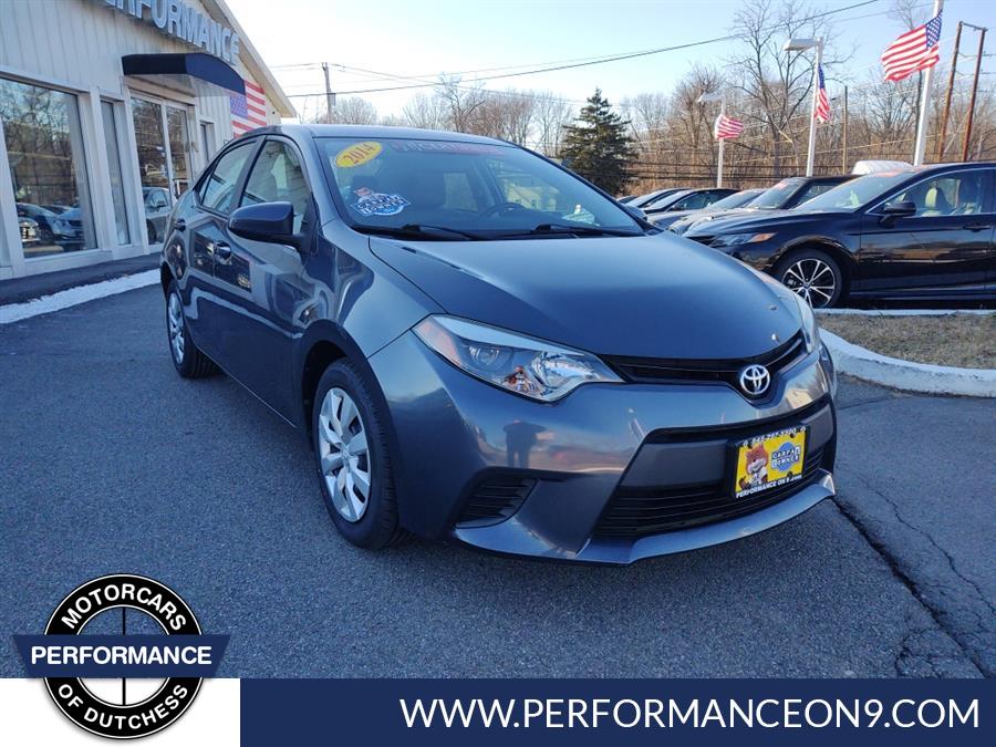 2014 Toyota Corolla 4dr Sdn CVT LE (Natl), available for sale in Wappingers Falls, New York | Performance Motor Cars. Wappingers Falls, New York