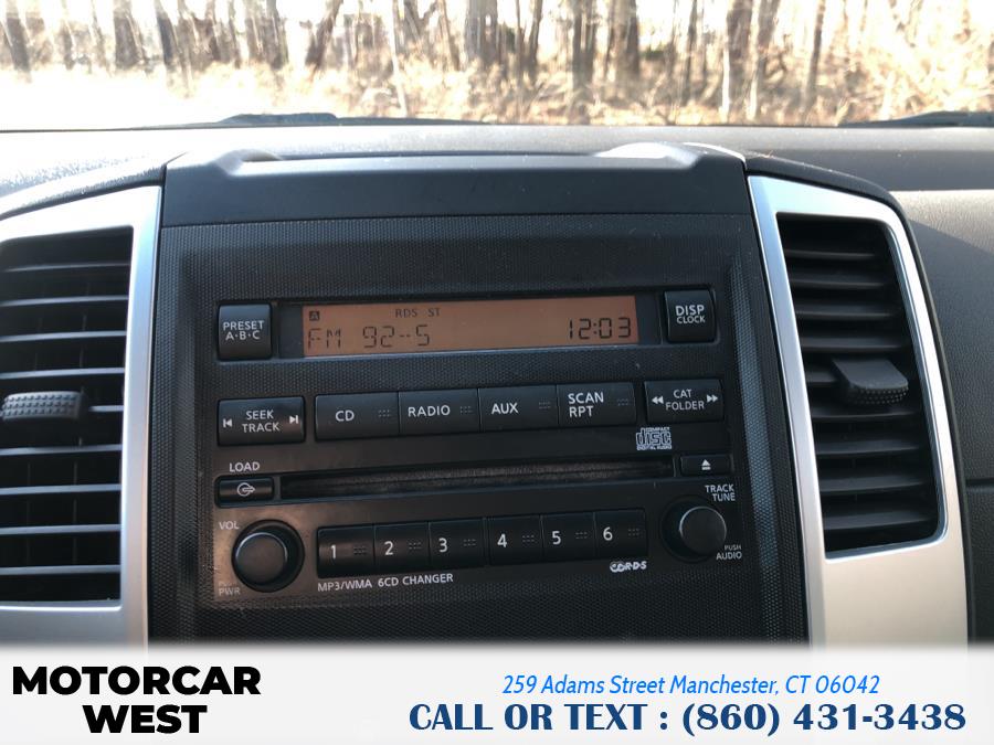 2012 Nissan Frontier 4WD King Cab SV, available for sale in Manchester, Connecticut | Motorcar West. Manchester, Connecticut 2012 Nissan Frontier 4WD King Cab SV, available for sale in Manchester, Connecticut | Motorcar West. Manchester, Connecticut
